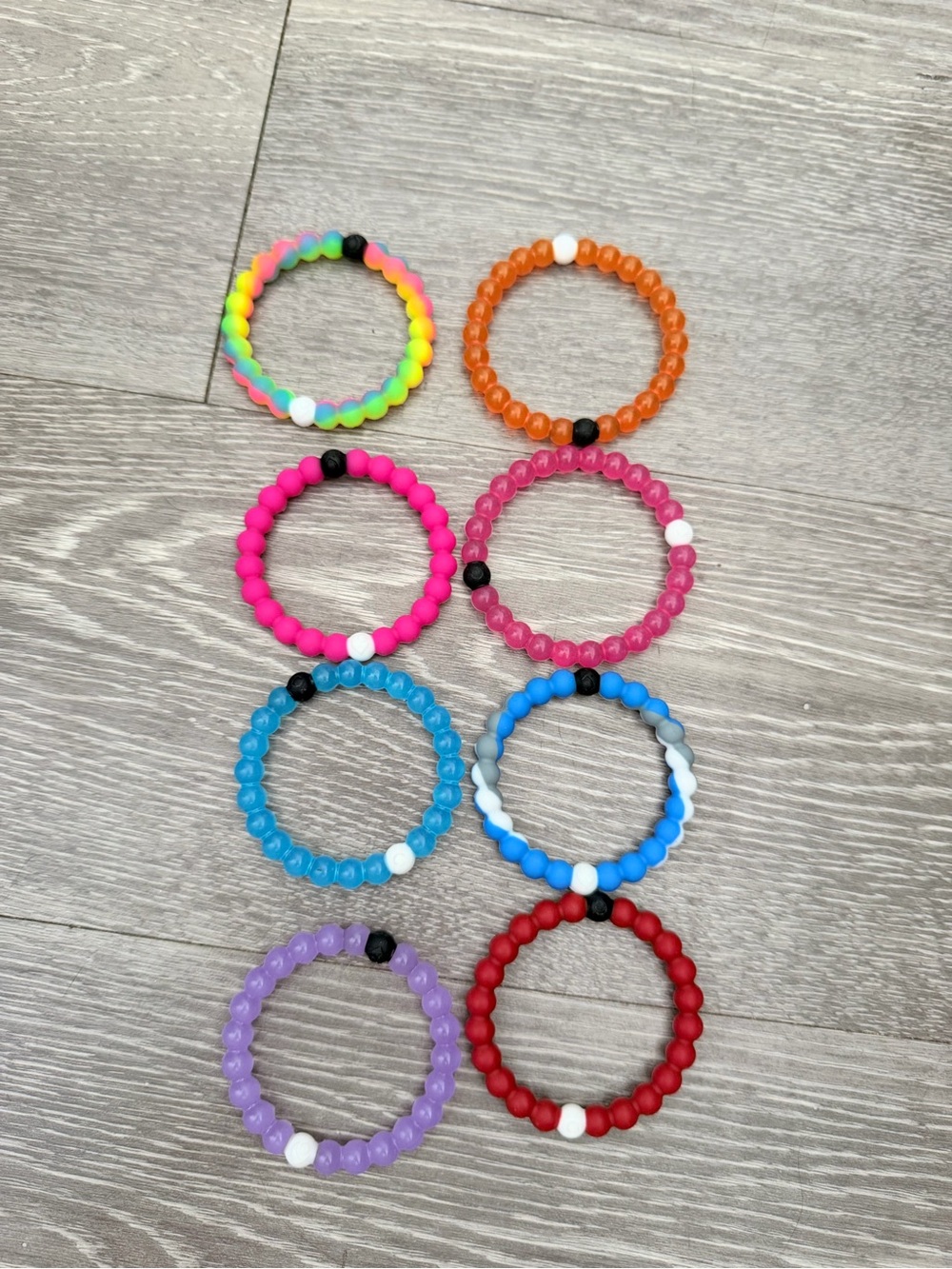 Lokai bracelet set of 8